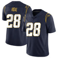 LA.Chargers #28 Kimani Vidal Player Navy Limited Vapor Untouchable Home Game Gdoa Stitched Jerseys