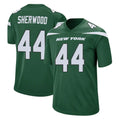 NY.Jets #44 Jamien Sherwood Player Green Home Game Gdoa Stitched Jerseys
