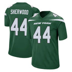 NY.Jets #44 Jamien Sherwood Player Green Home Game Gdoa Stitched Jerseys