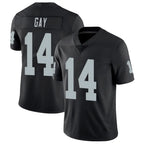 LV.Raiders #14 Matt Gay Player Black Limited Vapor Untouchable Home Game Gdoa Stitched Jerseys