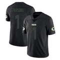 GB.Packers #1 Micah Parsons Player Black Impact Limited Home Game Gdoa Stitched Jerseys