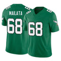 P.Eagles #68 Jordan Mailata Player Green Kelly Alternate Vapor F.U.S.E. Home Game Gdoa Stitched Jerseys