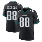 P.Eagles #88 Dallas Goedert Player Black Game Home Gdoa Stitched Jerseys