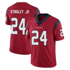 H.Texans #24 Derek Stingley Jr. Player Red Limited Vapor Untouchable Home Game Gdoa Stitched Jerseys