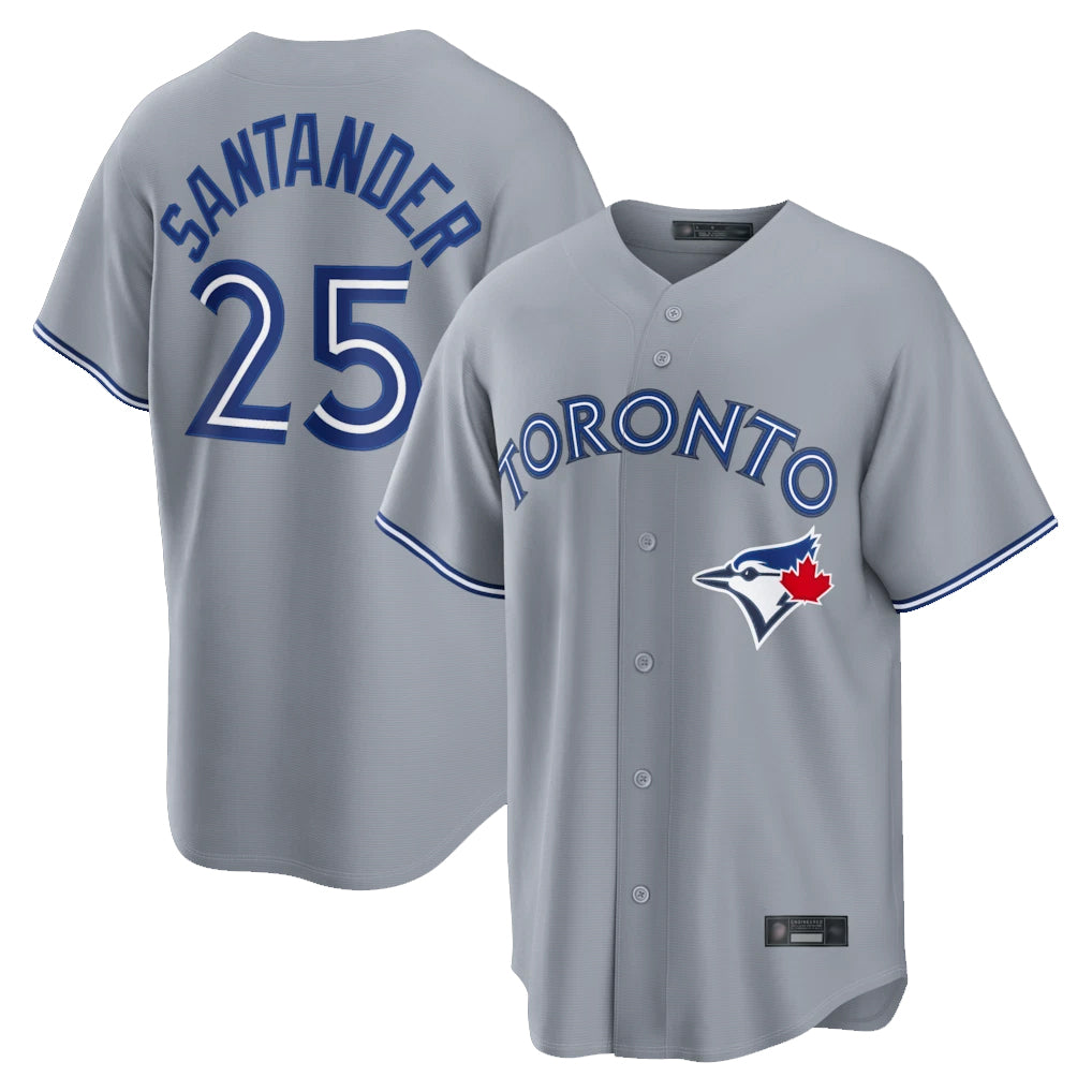 T.Blue Jays #25 Anthony Santander Player Gray Home Limited Fdoa Stitched Jerseys