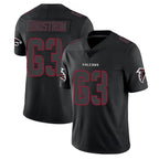 A.Falcons #63 Chris Lindstrom Player Black Impact Limited Game Gdoa Stitched Jerseys