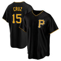P.Pirates #15 Oneil Cruz Player Black Alternate 2025 Home Game Fdoa Stitched Jerseys