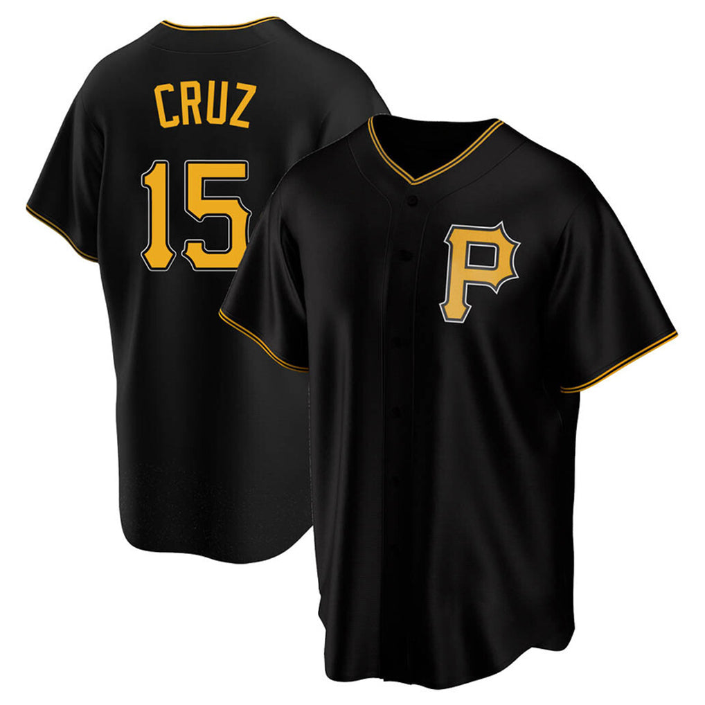 P.Pirates #15 Oneil Cruz Player Black Alternate 2025 Home Game Fdoa Stitched Jerseys