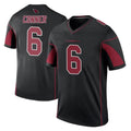 A.Cardinals #6 James Conner Player Black Color Rush Vapor Limited Untouchable Gdoa Stitched Jerseys
