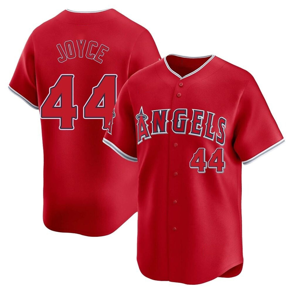 LA.Angels #44 Ben Joyce Player Red Home Limited Fdoa Stitched Jerseys