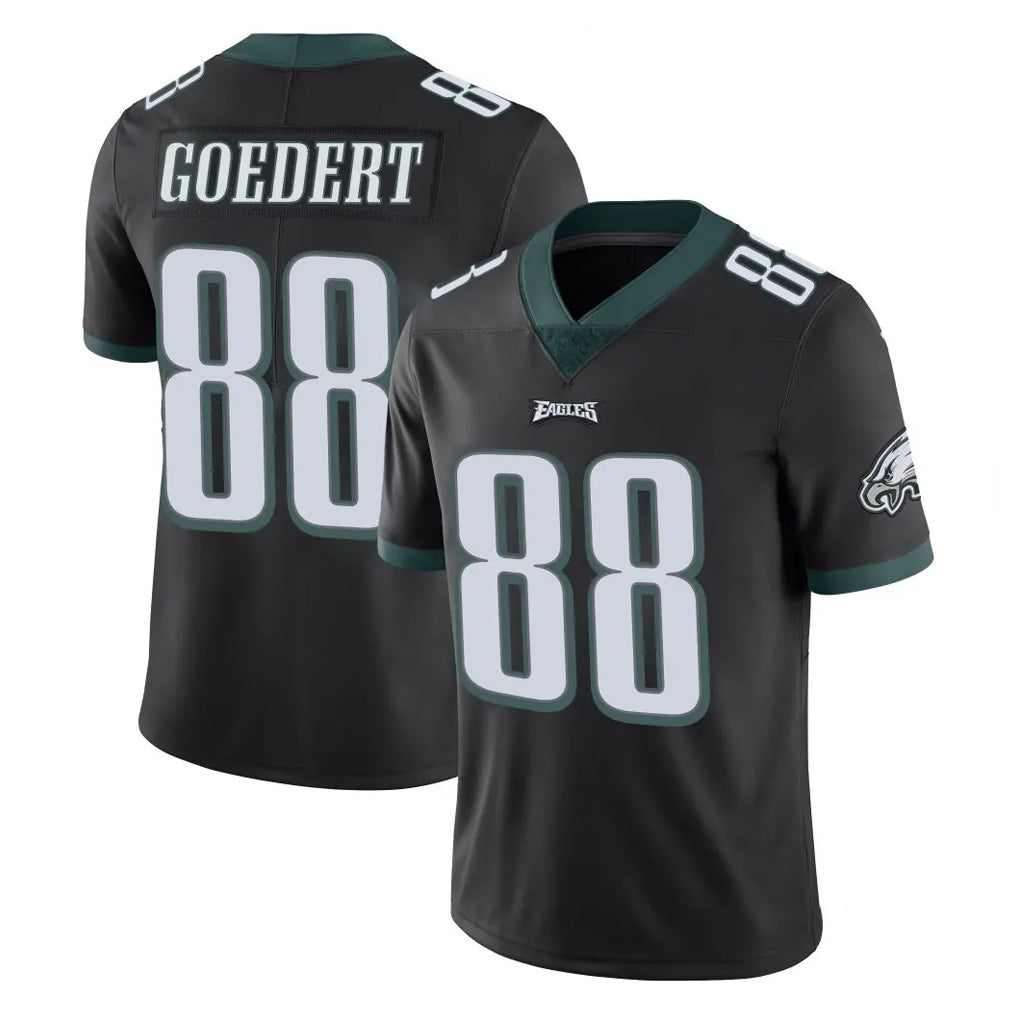 P.Eagles #88 Dallas Goedert Player Black Limited Vapor Untouchable Home Game Gdoa Stitched Jerseys