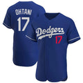 LA.Dodgers #17 Shohei Ohtani Player Royal Limited Elite Home Fdoa Stitched Jerseys