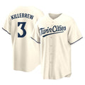 M.Twins #3 Harmon Killebrew Player Cream Game Limited Home Fdoa Stitched Jerseys