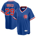 C.Cubs #29 Michael Busch Player Royal T-shirt Cooperstown Collection Limited Gdoa Stitched Jerseys