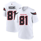 H.Texans #81 Jayden Higgins Player White Home Game Gdoa Stitched Jerseys