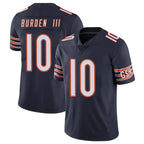 C.Bears #10 Luther Burden III Player Navy Vapor Untouchable Limited Home Game Gdoa Stitched Jerseys