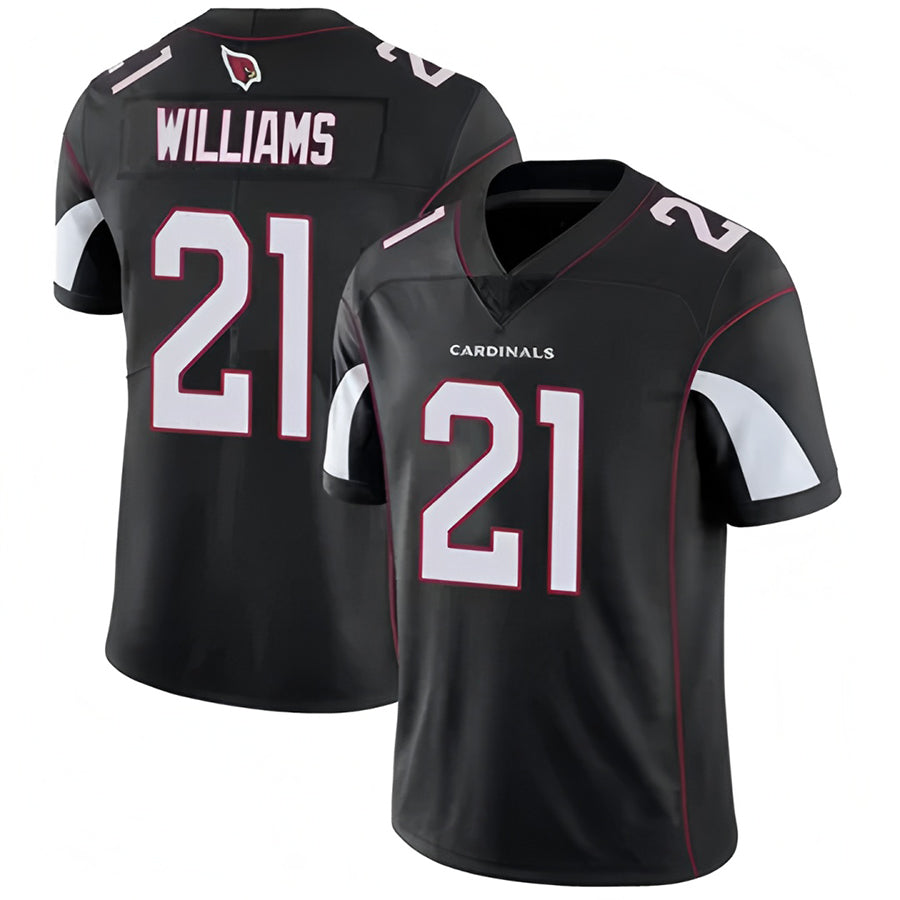 A.Cardinals #21 Garrett Williams Player Black Vapor Untouchable Elite Gdoa Stitched Jerseys