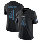 T.Titans #4 Wan'Dale Robinson Player Black Impact Limited Home Game Gdoa Stitched Jerseys
