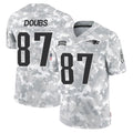 NE.Patriots #87 Romeo Doubs Player Arctic Camo Salute To Service Limited Game Gdoa Stitched Jerseys
