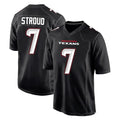 H.Texans #7 CJ Stroud Player Carbon Black Fashion Home Game Gdoa Stitched Jerseys