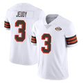 C.Browns #3 Jerry Jeudy Player White Limited  Vapor 1946 Collection Alternate Game Gdoa Stitched Jerseys