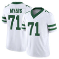 NY.Jets #71 Josh Myers Player White Legacy Limited Vapor F.U.S.E. Home Game Gdoa Stitched Jerseys