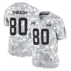 C.Browns #80 Jamari Thrash Player Arctic Camo Salute to Service Limited Home Game Gdoa Stitched Jerseys