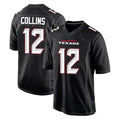 H.Texans #12 Nico Collins Player Carbon Black Fashion Home Game Gdoa Stitched Jerseys