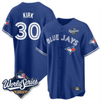 T.Blue Jays #30 Alejandro Kirk Player Royal 2025 World Series Limited Fdoa Stitched Jerseys