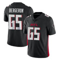 A.Falcons #65 Matthew Bergeron Player Black Vapor Untouchable Limited Home Game Gdoa Stitched Jerseys
