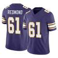 MN.Vikings #61 Jalen Redmond Player Purple Limited Classic Vapor F.U.S.E. Home Game Gdoa Stitched Jerseys