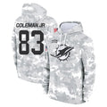 M.Dolphins #83 Kevin Coleman Jr. Player Arctic Camo Salute to Service Hoodies Limited Game Gdoa Stitched Jerseys