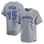 T.Blue Jays #15 Chad Green Player Gray Home Game Fdoa Stitched Jerseys