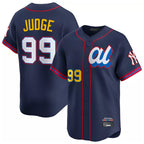 NY.Yankees #99 Aaron Judge Player Navy All Star Limited Home Fdoa Stitched Jerseys
