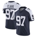D.Cowboys #97 Kenny Clark Player Navy-White Limited Alternate Vapor Untouchable Home Game Gdoa Stitched Jerseys