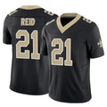 NO.Saints #21 Justin Reid Player Black Limited Vapor F.U.S.E. Home Game Gdoa Stitched Jerseys