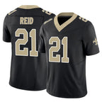 NO.Saints #21 Justin Reid Player Black Limited Vapor F.U.S.E. Home Game Gdoa Stitched Jerseys