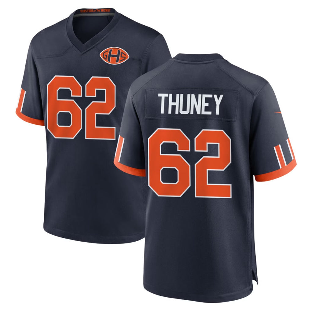 C.Bears #62 Joe Thuney Player Navy 2026 Rivalries Collection Home Game Gdoa Stitched Jerseys