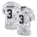 D.Cowboys #3 George Pickens Player Arctic Camo Salute to Service Limited Home Game Gdoa Stitched Jerseys