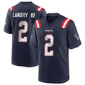 NE.Patriots #2 Harold Landry III Player Navy Home Game Gdoa Stitched Jerseys