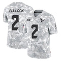 H.Texans #2 Calen Bullock Player Arctic Camo Salute To Service Limited Game Gdoa Stitched Jerseys