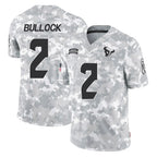 H.Texans #2 Calen Bullock Player Arctic Camo Salute To Service Limited Game Gdoa Stitched Jerseys