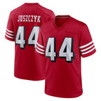 SF.49ers #44 Kyle Juszczyk Player Red Limited Alternate Home Game Gdoa Stitched Jerseys