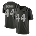 NY.Jets #44 Jamien Sherwood Player Green Limited 2025 Rivalries Collection Home Game Gdoa Stitched Jerseys