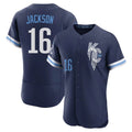 KC.Royals #16 Bo Jackson Player Navy City Connect Limited Elite Home Gdoa Stitched Jerseys