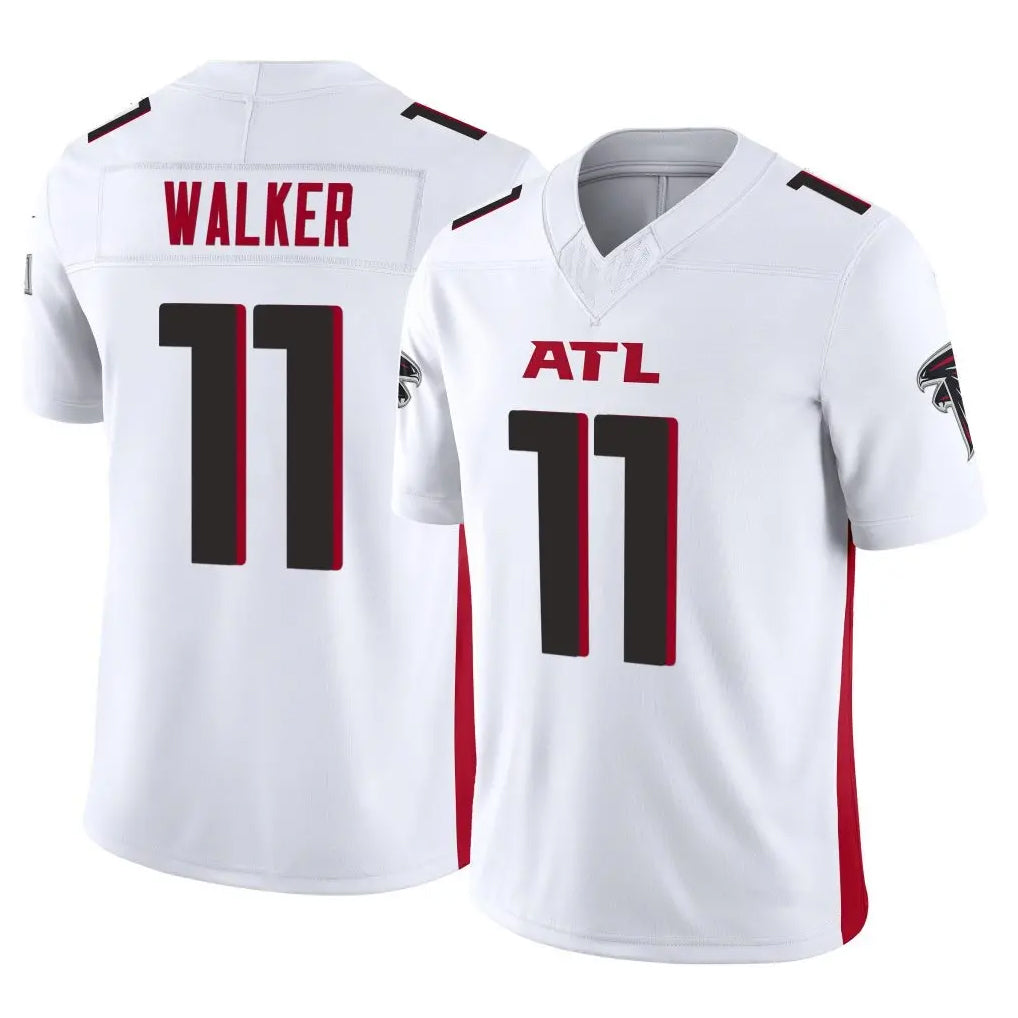 A.Falcons #11 Jalon Walker Player White Vapor F.U.S.E. Limited Gdoa Stitched Jerseys