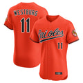 B.Orioles #11 Jordan Westburg Player Orange Limited Elite Home Game Gdoa Stitched Jerseys
