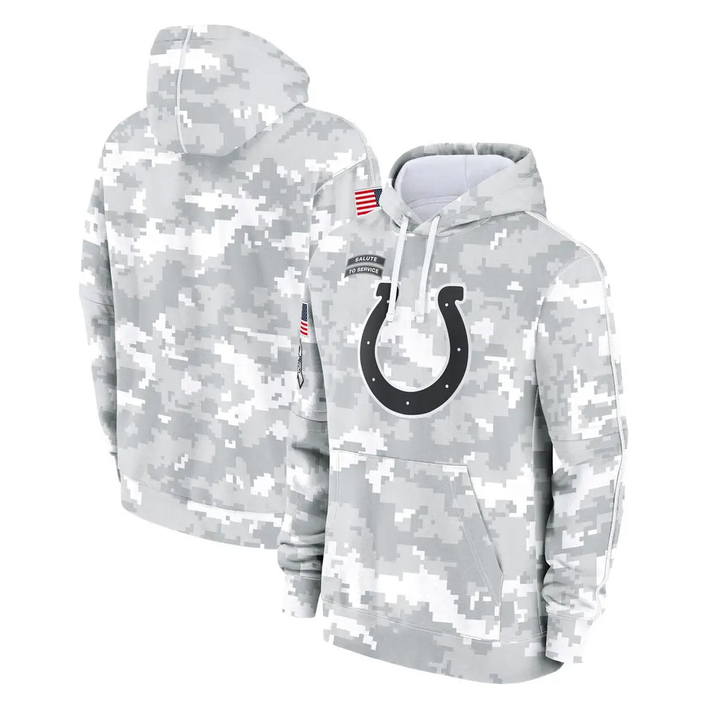 IN.Colts ## Colts Blank Player Arctic Camo Salute to Service Hoodies Limited Game Gdoa Stitched Jerseys
