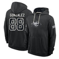 KC.Chiefs #88 Tony Gonzalez Player 2026 Black Logo Pullover Hoodies Limited Game Stitched Jerseys