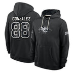 KC.Chiefs #88 Tony Gonzalez Player 2026 Black Logo Pullover Hoodies Limited Game Stitched Jerseys